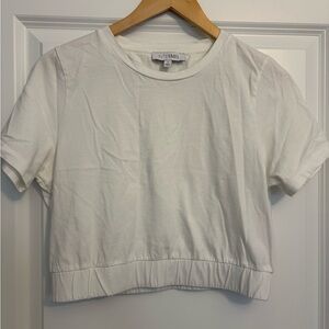 INTERMIX White Crop Top